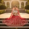 Tomato Red Bridal Lehenga