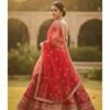 Tomato Red Bridal Lehenga