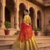 Bright Yellow Bridal Lehenga
