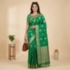 Green Boota Banarasi Pure Silk Saree