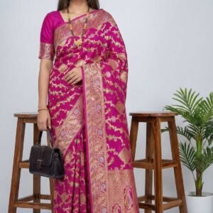 Rani Banarasi Pure Silk Saree