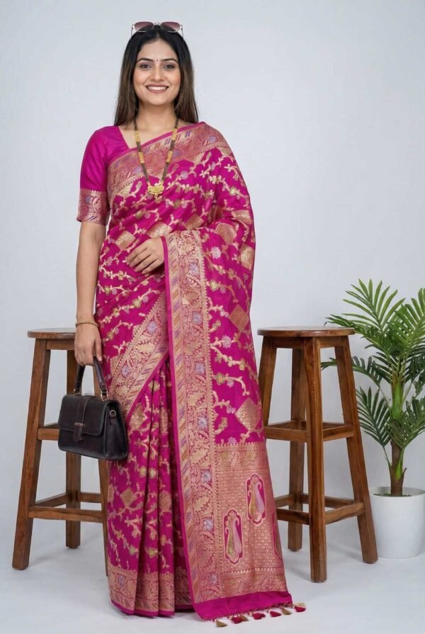 Rani Banarasi Pure Silk Saree Rani Banarasi Pure Silk Saree