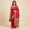 Red Banarasi Pure Silk Saree