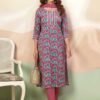 ST-965(1) Onion Pink Cotton Stitched Suit