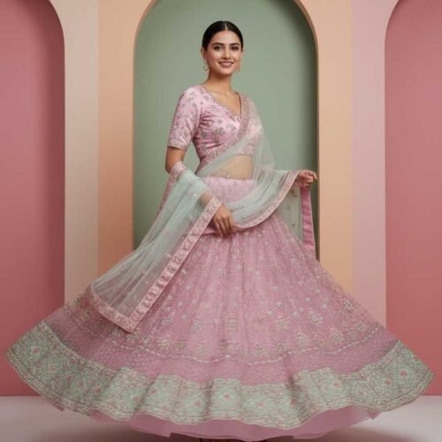 Pastel Pink Lehenga