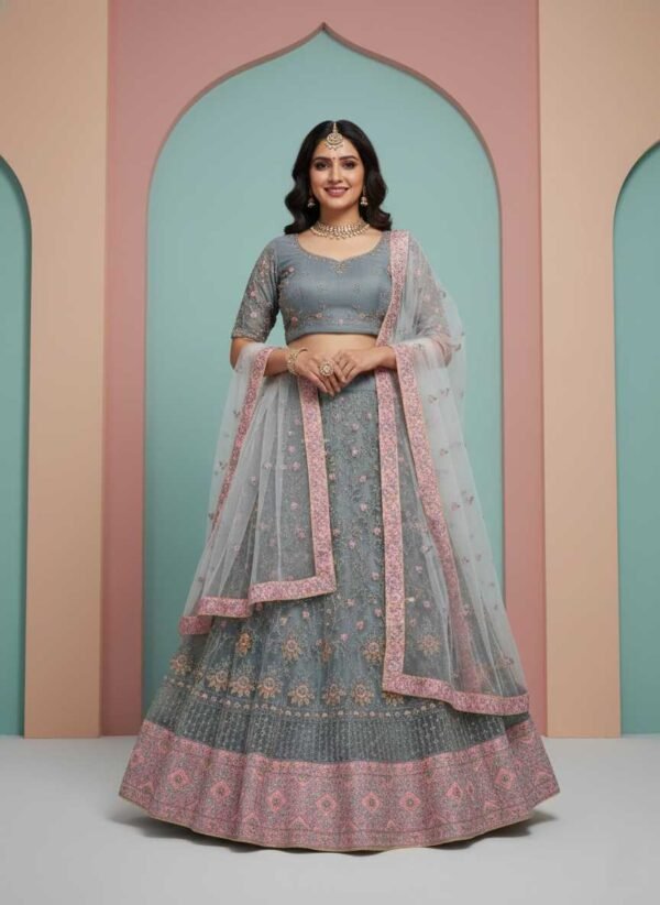 Light Gray Lehenga