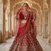 Magenta Bridal Lehenga