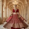 Magenta Bridal Lehenga