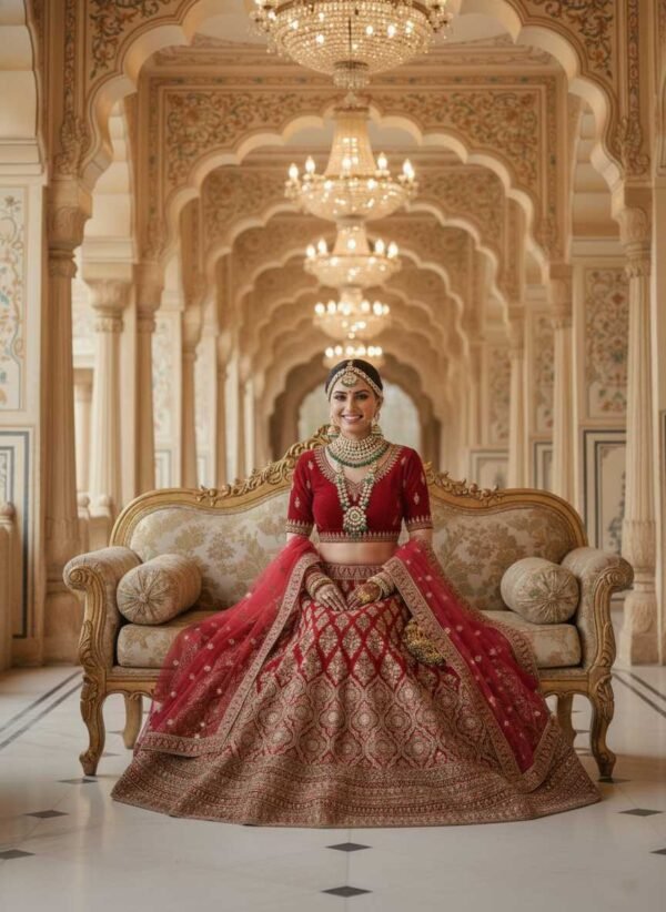 Magenta Bridal Lehenga