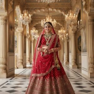 Exclusive Maroon Lehenga