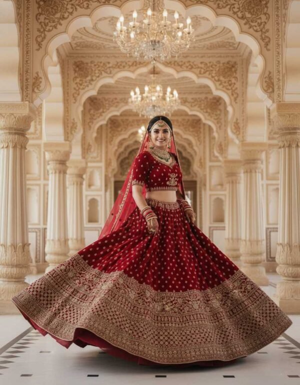 Exclusive Maroon Lehenga