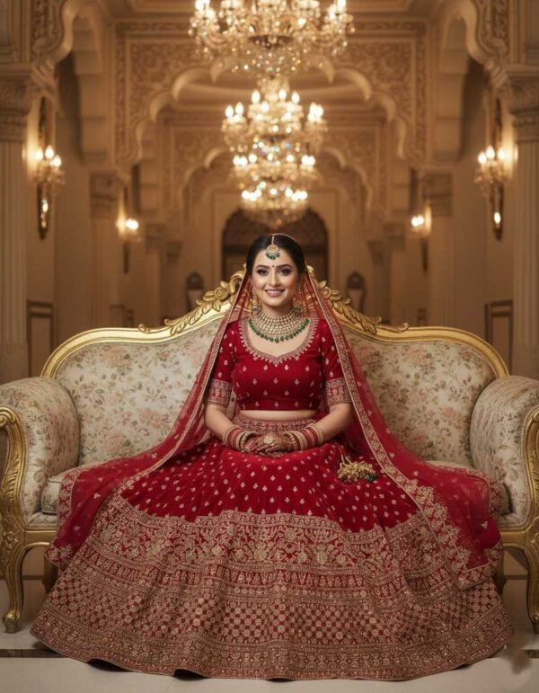 Exclusive Maroon Lehenga