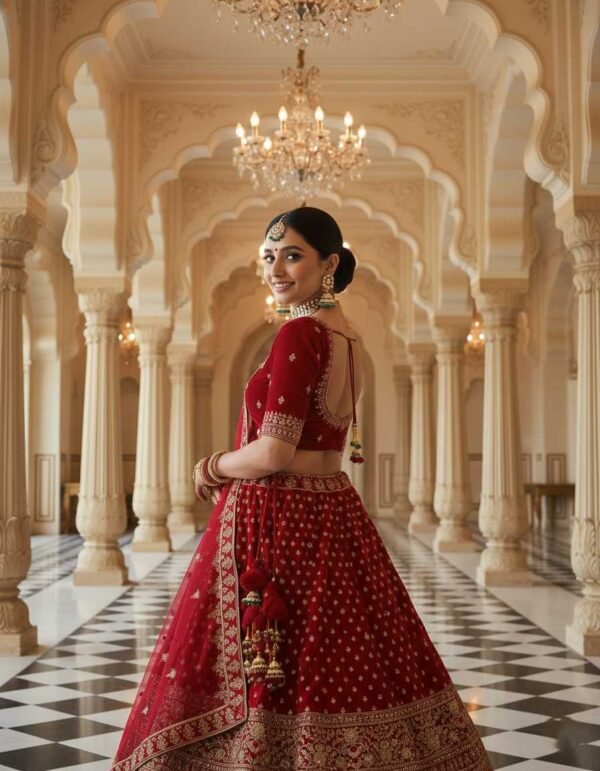 Exclusive Maroon Lehenga
