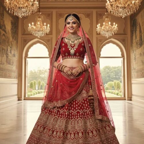 BS001635-2 Classic Bridal Lehenga
