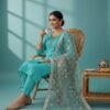 Aqua Blue Unstitched Suit