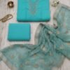 Aqua Blue Unstitched Suit