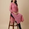 Pink Chikan Kurti