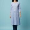 BS002222-1(1) Purple Chikankari Kurti