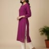 BS002224-3(1) purple chikan kurti