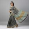 BS002380-2(3) Black Mul Cotton Saree