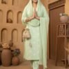 Mint Green Stitched Suit