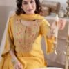 Designer Yellow Stitched Suit