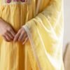 Pastel Yellow Stitched Suit