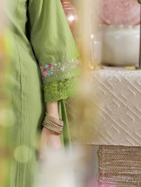 Lime Green Stitched Suit
