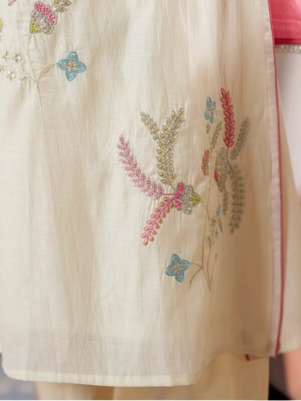 Off White Stitched Suit