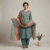 Dusty Teal Unstitched Suit