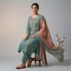 Dusty Teal Unstitched Suit