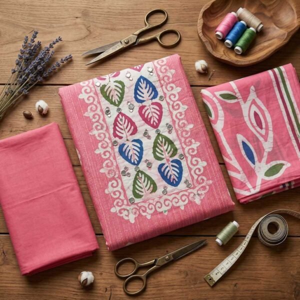 Pink Unstitched Suit