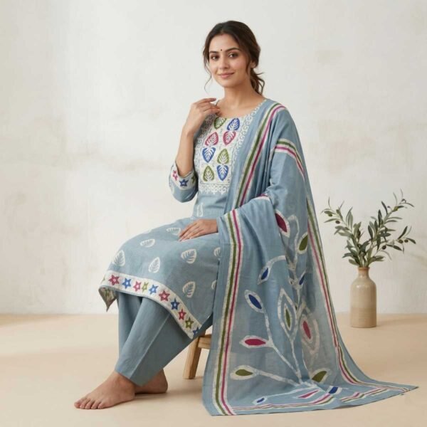 Blue Unstitched Suit