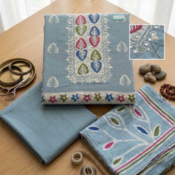 Blue Unstitched Suit