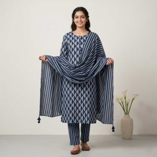 Blue Unstitched Suit