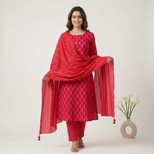 Pink Unstitched Suit