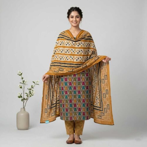 cotton unstitched suit