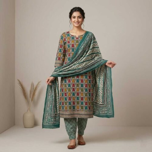 cotton unstitched suit