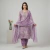 BS002414-3 Purple Unstitched Suit