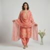 BS002414-4 Peach Unstitched Suit