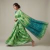 BSOS0044-2(3) leaf green cotton saree