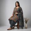 BS002410-2(2) Multicolored unstitched suit