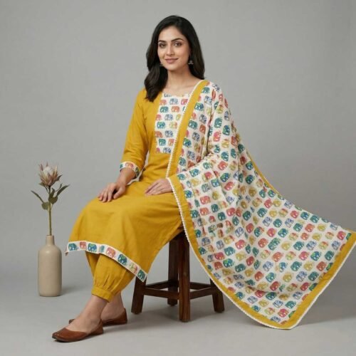 pure cotton unstitched suit