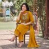 Mustard Stitched Suit