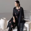 Black Stitched Suit
