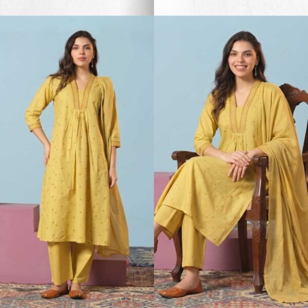 Yellow Stitched Suit