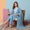 Sky Blue Stitched Suit