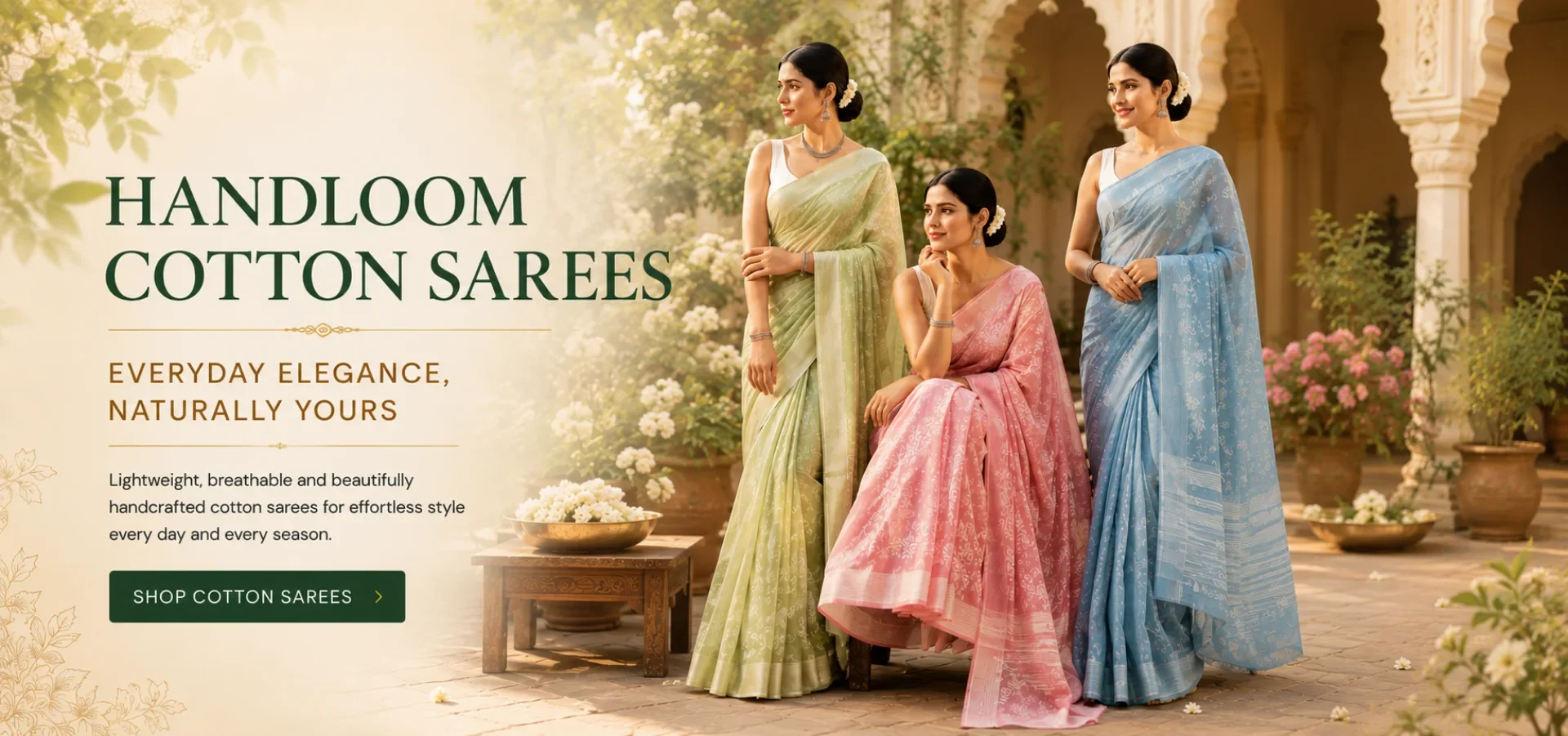 Handloom Cotton Sarees
