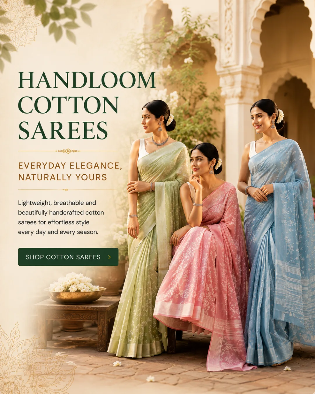 Handloom Cotton Sarees