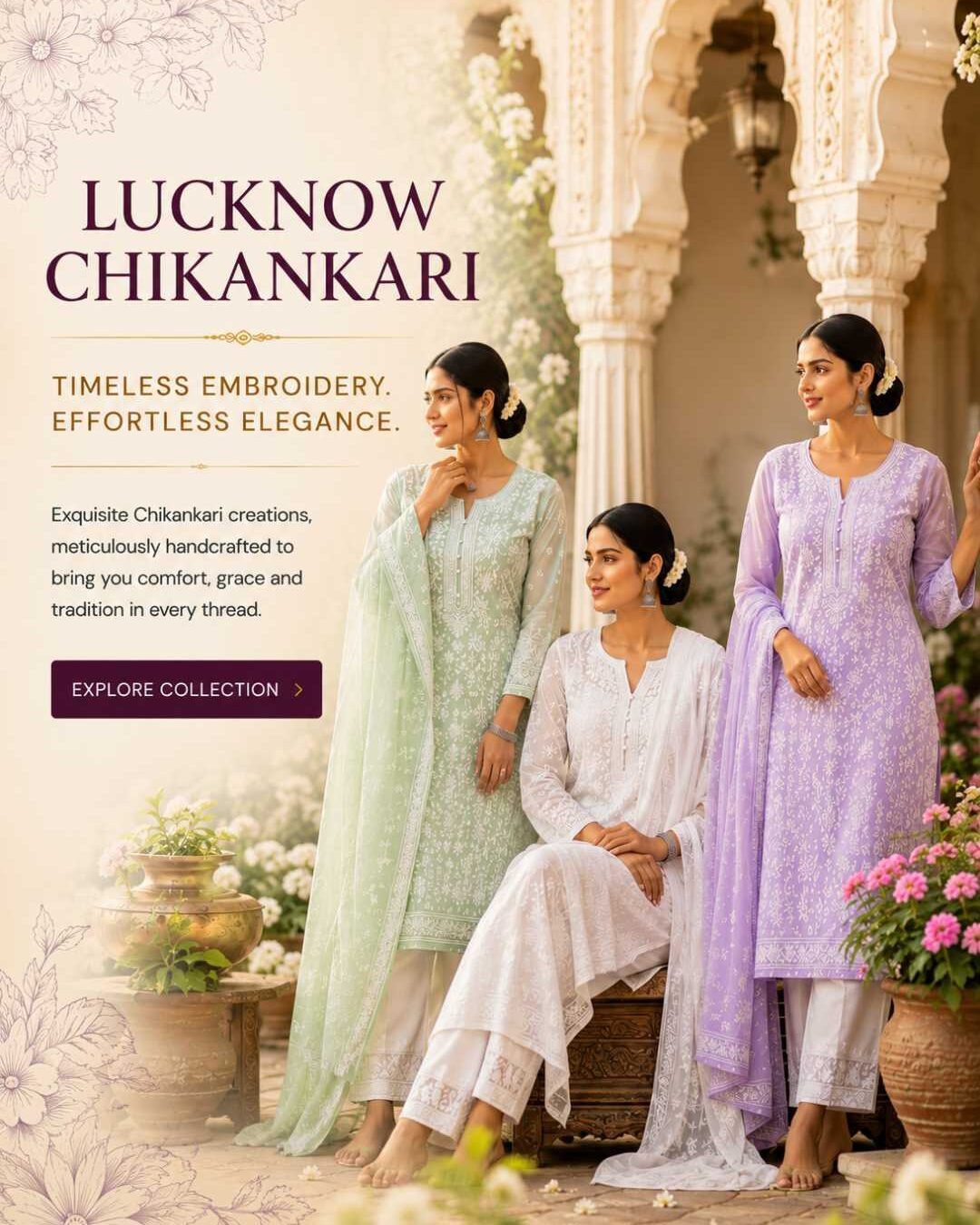 Lucknowi Chikankari